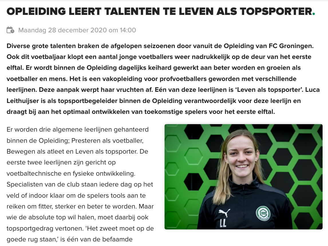 Artikel FC Groningen